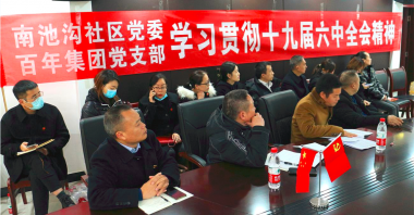 南池溝社區(qū)黨委、百年集團(tuán)黨支部聯(lián)手開展專題